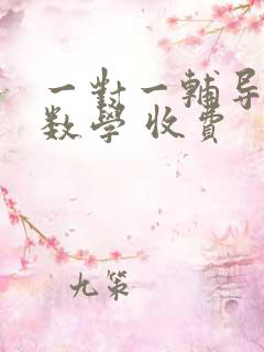 一对一辅导初中数学 收费