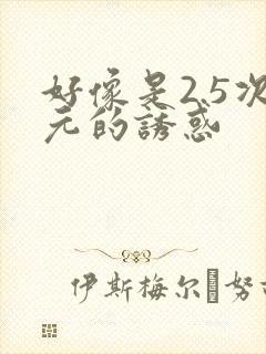 好像是2.5次元的诱惑