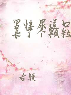 男性尿道口右侧长了个颗粒