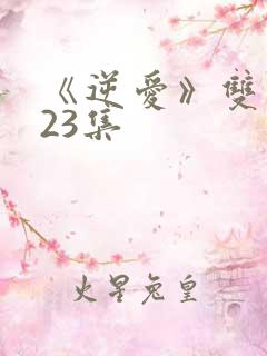 《逆爱》双男主23集