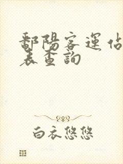 鄱阳客运站时刻表查询