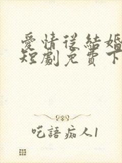 爱情从结婚开始短剧免费下载