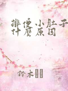 排便小肚子坠痛什么原因