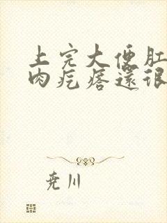 上完大便肛门有肉疙瘩还很痛