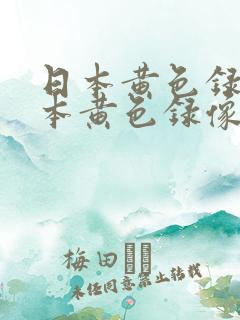 日本黄色录像日本黄色录像