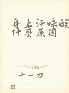 身上汗味酸臭是什么原因