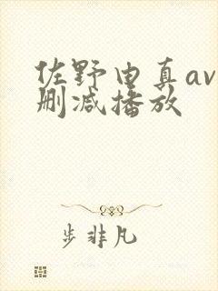 佐野由真av无删减播放