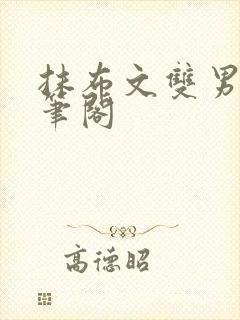 抹布文双男主趣笔阁