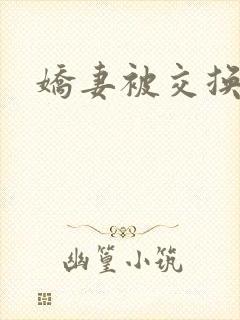 娇妻被交换黑人