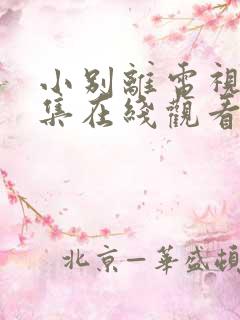 小别离电视剧全集在线观看免费版