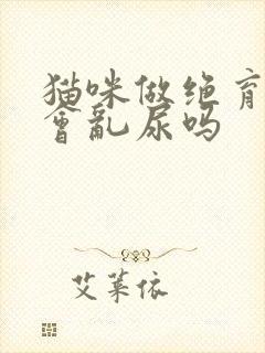 猫咪做绝育后还会乱尿吗