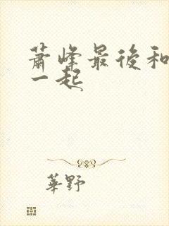 萧峰最后和谁在一起