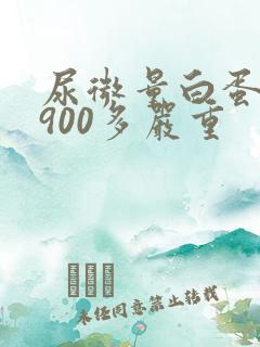 尿微量白蛋白3900多严重
