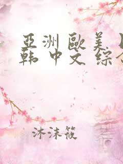 亚洲 欧美 日韩 中文 综合