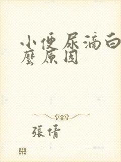 小便尿滴白是什么原因