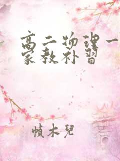 高二物理一对一家教补习