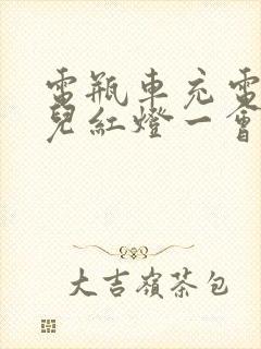 电瓶车充电一会儿红灯一会儿绿灯怎么回事