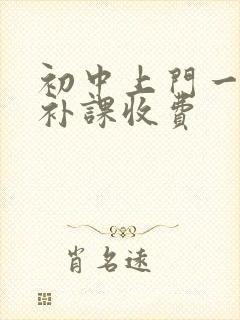 初中上门一对一补课收费