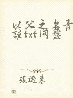 以父之名青浼小说txt网盘