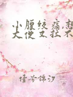 小腹绞痛,想拉大便又拉不出来是什么原因