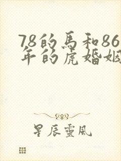 78的马和86年的虎婚姻如何