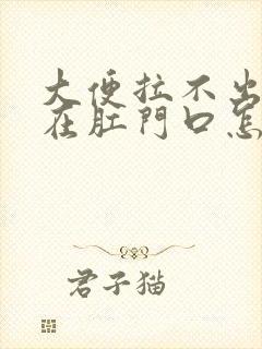 大便拉不出来顶在肛门口怎么办