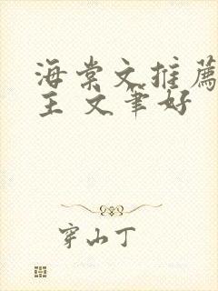 海棠文推荐双男主 文笔好