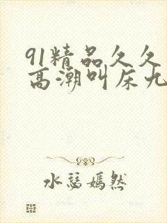 91精品久久久高潮叫床九色91