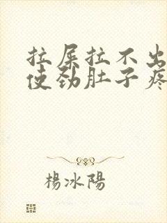 拉屎拉不出来一使劲肚子疼怎么回事