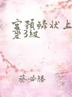 宫颈鳞状上皮病变3级