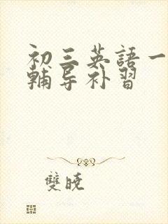 初三英语一对一辅导补习