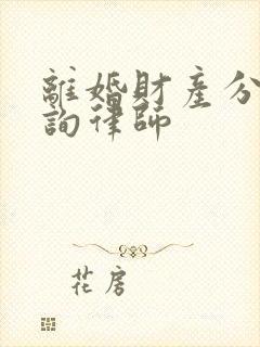 离婚财产分配咨询律师