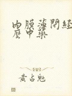 内膜薄闭经吃什么中药