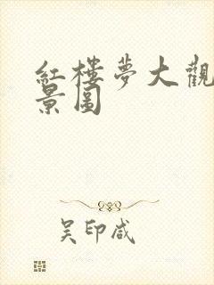 红楼梦大观园全景图