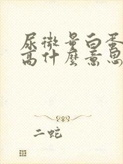 尿微量白蛋白升高什么意思