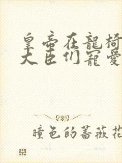 皇帝在龙椅上被大臣们宠爱