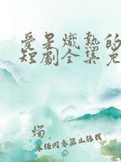 爱是炽热的秘密短剧全集免费观看