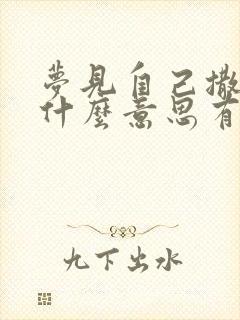 梦见自己撒尿是什么意思有什么预兆