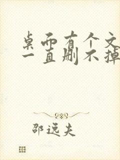 桌面有个文件夹一直删不掉