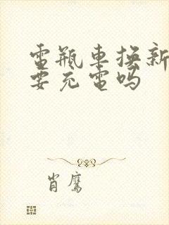 电瓶车换新电瓶要充电吗