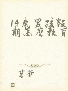 14岁男孩叛逆期怎么教育