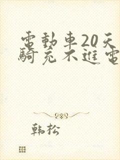 电动车20天没骑充不进电