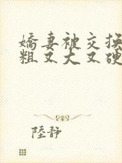 娇妻被交换黑人粗又大又硬连载中