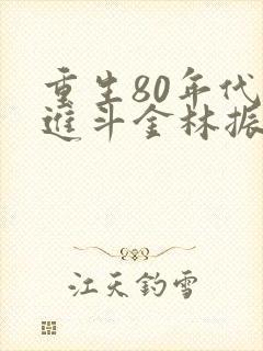 重生80年代日进斗金林振东笔趣阁