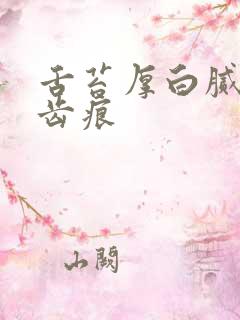 舌苔厚白腻边有齿痕