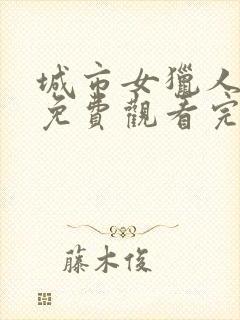 城市女猎人电影免费观看完整版