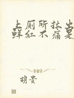 上厕所拉出血,鲜红不痛是什么情况