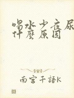 喝水少夜尿多是什么原因