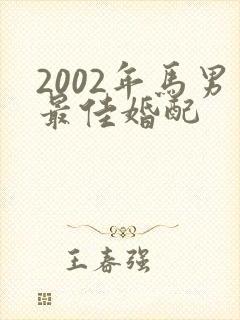 2002年马男最佳婚配