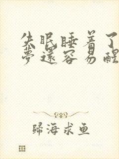 失眠睡着了很多梦还容易醒